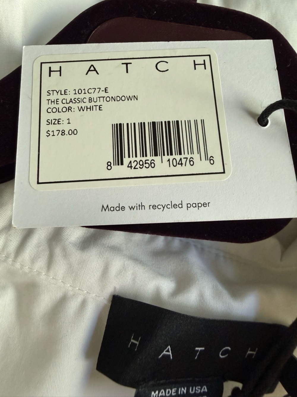 Hatch White Classic Buttondown - Picture 4 of 5